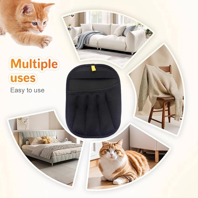 Pet Hair Remover Gloves for Cats Dogs,Electrostatic Glove Pet Hair Gloves,Cat Dog Grooming Glove for Pets