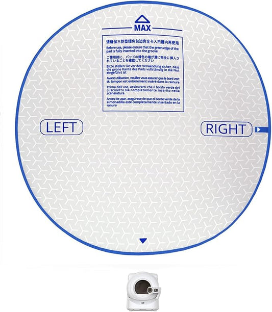 PETKIT High Performance Litter Pad Ultra Exclusive for Purobot Ultra Camera Automatic Cat Litter Box, Waterproof Leakproof Cylinder Pad, Anti-Stick/Scratch-Resistant Litter Box Mat