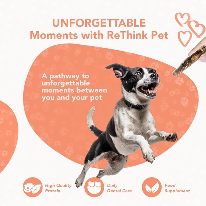 Premium Stuffed Sticks for Dogs – Long-Lasting Beef Dog Chews, Odor-Free, All Natural & Healthy High Protein Reward Treats, Great Tasting Dog Treat Chews (8 Sticks, 4 Pack)