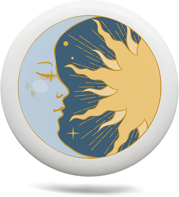 Phoenix Outdoor Flying Disc Fire Phoenix Black Ultimate Disc 175g for Boys Girls Men Women Birthday Christmas