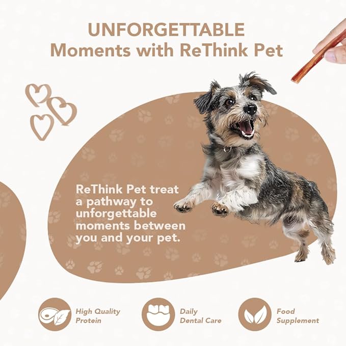 Bully Sticks for Dogs, 8 Count (4 Packs) – Premium All-Natural Beef Chews, Odor-Free, Long-Lasting Dog Treats, Rawhide Alternative for Small & Medium Breeds