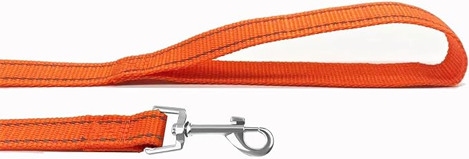 Nylon Training Dog Leash for Small Medium Dogs, 15ft 20ft 30ft 50ft 100ft Reflective Long Leash Dog/Puppy Lead for Obedience Recall Training, Camping