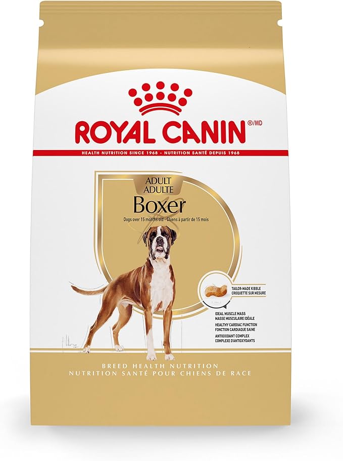 Royal Canin Boxer Adult Dry Dog Food, 30 lb bag