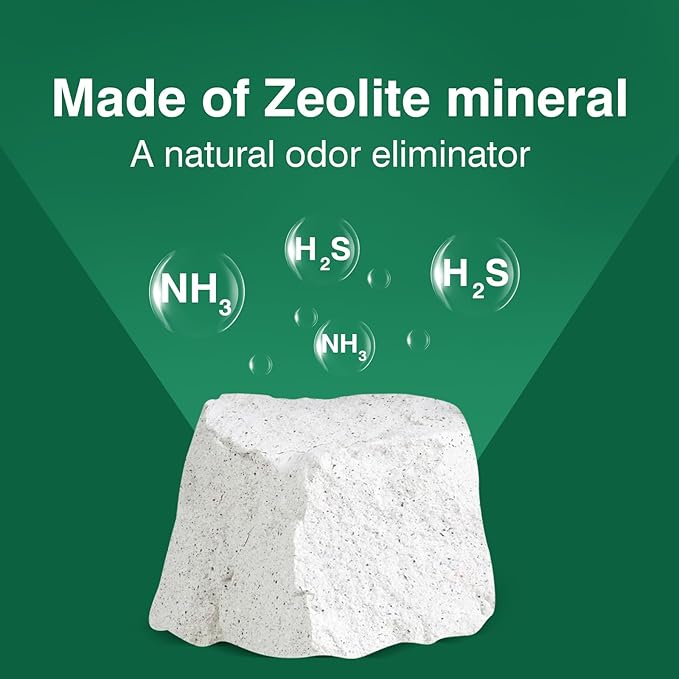 Cat Litter Pellets 9 lbs, Generic Litter Pellets Refills Exclusively for Dual-Layer Litter Box Systems, Dehydrating, Zeolite, Long-Lasting Odor Control Non-climping, Not Low-Tracking