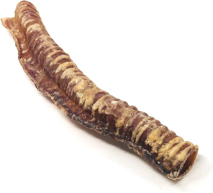 ValueBull Beef Trachea Dog Treats 10-12 Inch, 10 Count - Natural Angus Dog Chews with Glucosamine, Chondroitin & Amino Acids