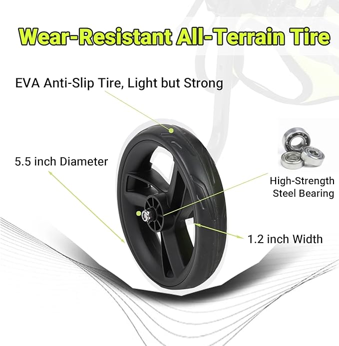 Dog Wheelchair for Back Legs, for Small Breed Dog - Includes High-Visibility Vest, Leash & Sling Lift, for Arthritis, Paralyzed, Injured, or Disabled Dogs