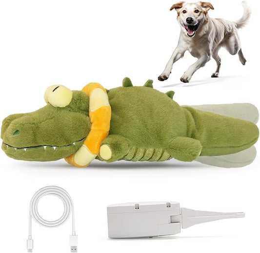 Plush Dog Toy Alligator