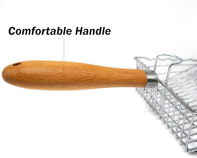 Cat Litter Scoop, Kitty Litter Scooper Metal, Deep Shovel, Wood Handle, Litter Box Fast Sifting for Cats and Kittens