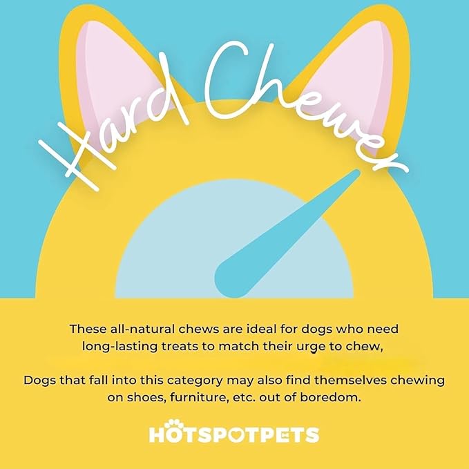 hotspot pets Braided Bully Sticks for Dogs -6 Inch Stix (5 Pack) Premium All Natural Long Lasting Twisted Beef Pizzle Dog Chews -Natural Dental Health, Grain Free, Fully Digestible Rawhide Alternative