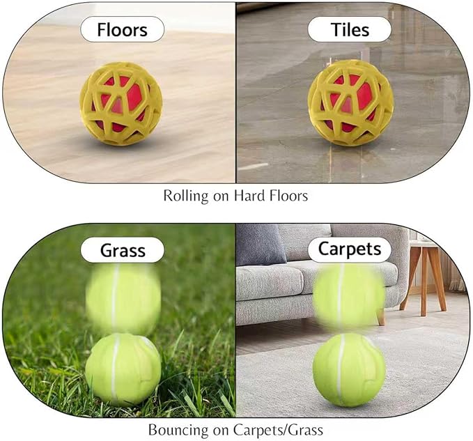 seagi Interactive Dog Toys – Durable Automatic Bouncing & Vibrating Interactive Dog Ball for Smart Play, Motion-Activated Moving Dog Toy for Small/Medium/Large Dogs,USB Rechargeable (Yellow)