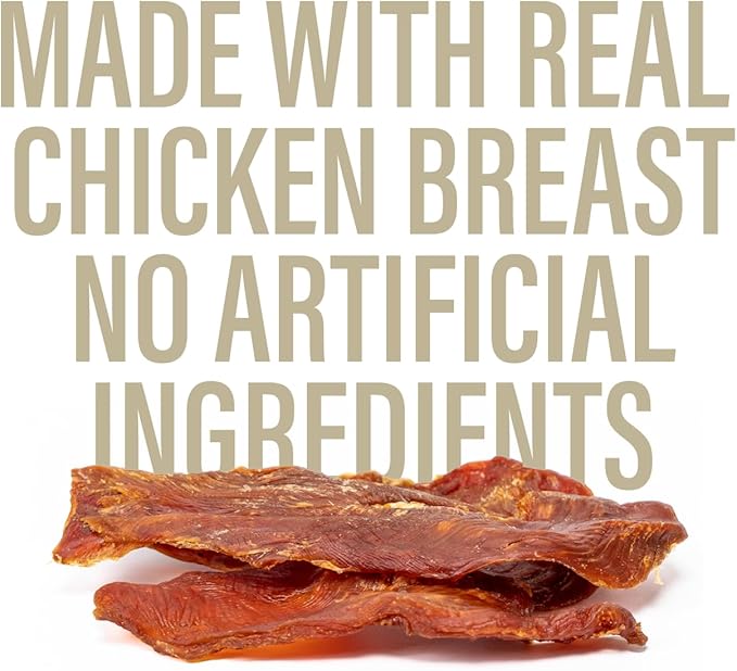 Chewer's Joy Chicken Jerky (1LB) – Natural Dog Treats - High Protein, Made with Real Chicken Breast