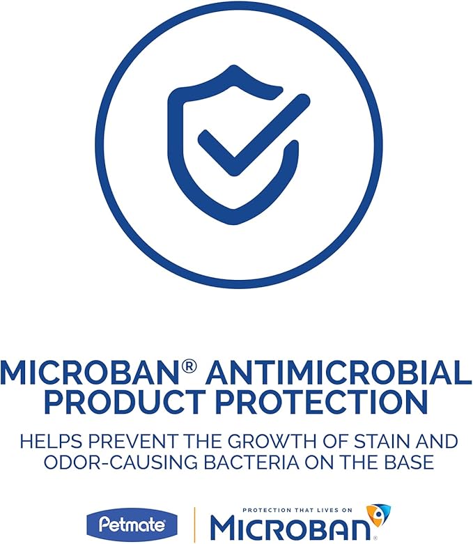 Petmate Replendish Gravity Feeder, 5 lb, Blue, Made in USA