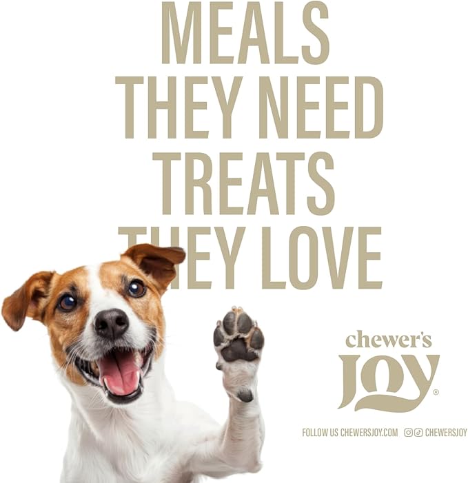 Chewer's Joy Chicken Jerky (1LB) – Natural Dog Treats - High Protein, Made with Real Chicken Breast