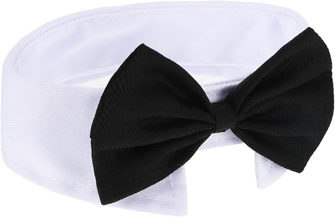 Shappy 3 Pieces Dog Cat Bow Tie Pet Costume Cat Wedding Bowtie Formal Dog Collar Adjustable Necktie Collar for Cat Small Puppy Grooming Accessories