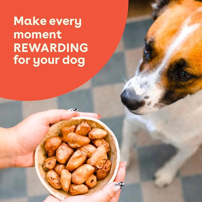 Pupford Freeze Dried Chicken Hearts Treat for Dogs & Puppies - Healthy, Natural, Single Ingredient Dog Treats - Made in USA (4.25 oz)