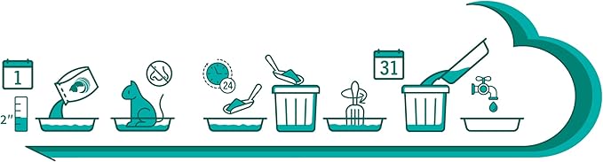 Litter Pearls Micro Fresh Scented Non-Clumping Crystal Cat Litter with Odorbond, 7 lb