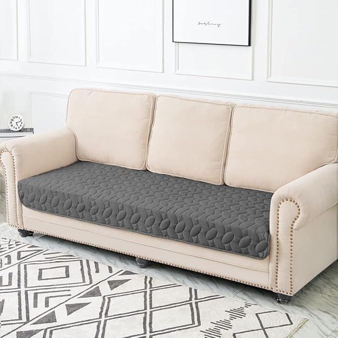 Ameritex Waterproof Pet Bed Cover Anti-Slip Dog Bed Blanket for Sofa and Furniture Waterproof New Pattern Design (Darkgrey, 30x53 Inch (Pack of 1))