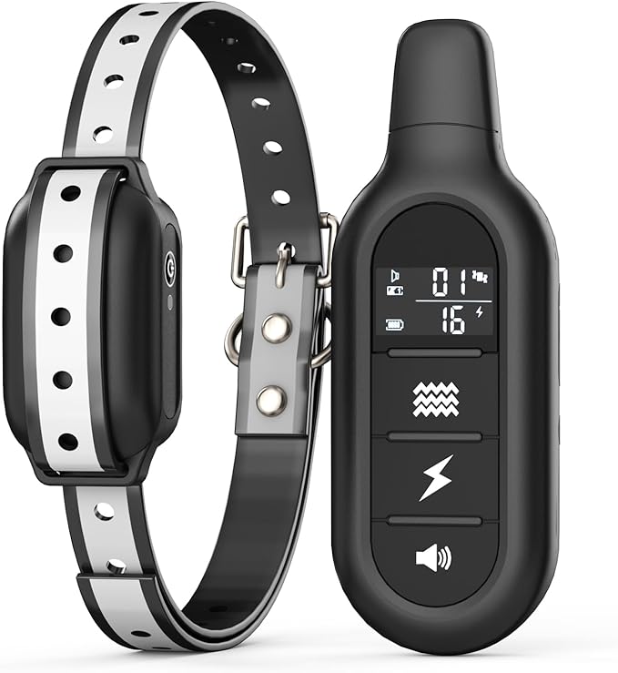 Shock Collar for Dogs 3300FT Dog Training Collar with Remote IPX7 Waterproof with 3 Training Modes, Adjustable Dog Collar for Small Medium Large Dogs