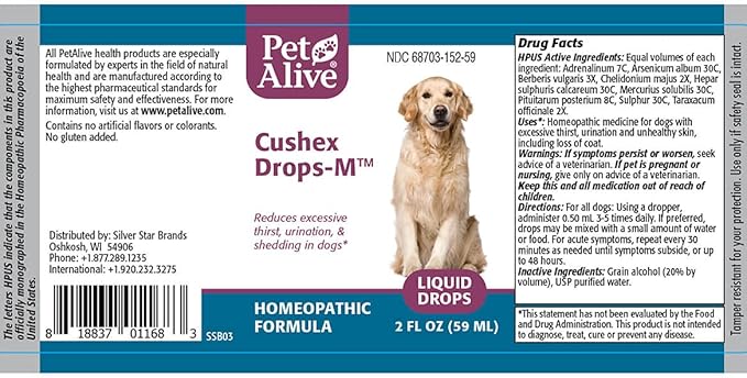 PetAlive Complete Cushex ComboPack for Adrenal Gland Balance, Cushing's Related Support and Symptom Relief