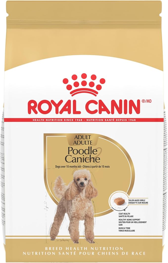 Royal Canin Breed Health Nutrition Poodle Adult Dry Dog Food, 10 lb Bag