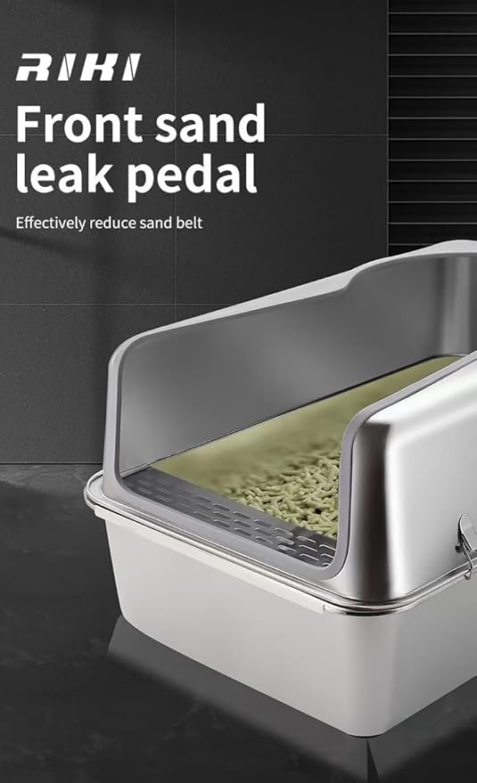Stainless Steel Cat Litter Box