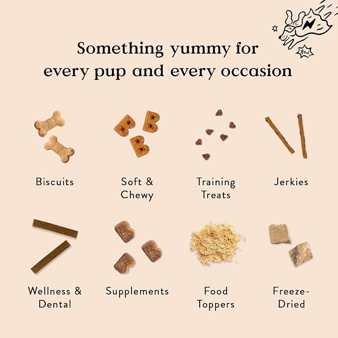 Bocce's Bakery PB Banana Chip Recipe Treats for Dogs, Wheat-Free Everyday Dog Treats, Real Ingredients, Baked in The USA, All-Natural Soft & Chewy Cookies, Peanut Butter, Bananas, & Carob, 6 oz