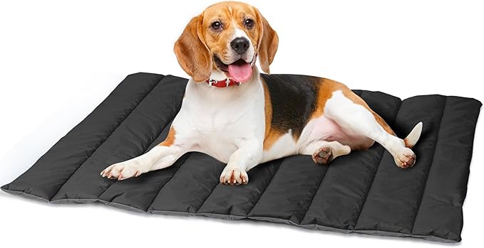 Heeyoo Outdoor Dog Bed, Waterproof Camping Dog Bed Mat, Machine Washable and Portable Travel Pet Pad Mat, Foldable Pet Beds for Small, Medium, and Large Dogs