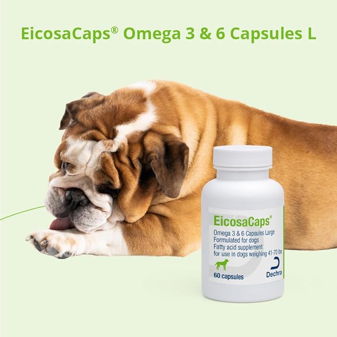 EicosaCaps® Omega 3 & 6 Capsules for Dogs, 60 ct