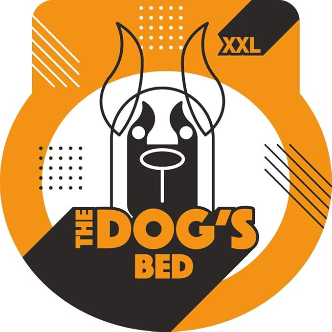 The Dog’s Bed Orthopedic Memory Foam Dog Bed, XXL Grey & Black, Waterproof, Supportive Dog Bed with Replaceable Covers