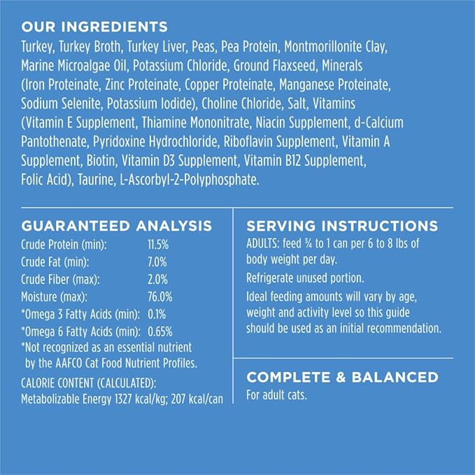 Instinct Limited Ingredient Diet Grain Free Real Turkey Recipe Natural Wet Canned Cat Food by Nature's Variety, 5.5 oz. Cans (Pack of 12)