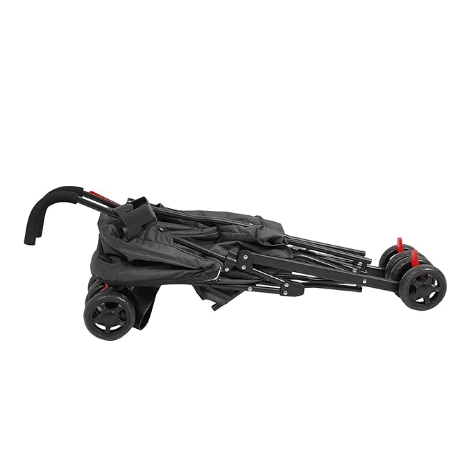 Pet Stroller, Foldable Pet Stroller with Weather Cover, Dog Cat Strolling Cart with 360° Wheels & Brakes for Small and Medium-Sized Dogs or Cats (Black)