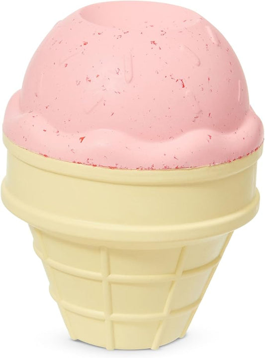 Barkbox I-Squeak Cone Dog Toy for Large Dogs, Perfect for Treat Spreading with a Wacky Bounce for Endless Playtime