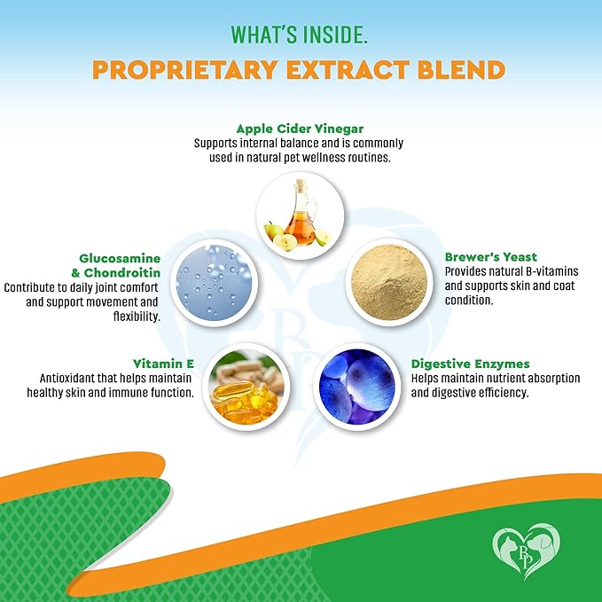 Oral Flea & Tick Prevention for Dogs and Cats - Natural Flea Control and Medicine & Treatment for Small and Large Dogs - Multivitamin Drops Supplements for Pets Made in USA