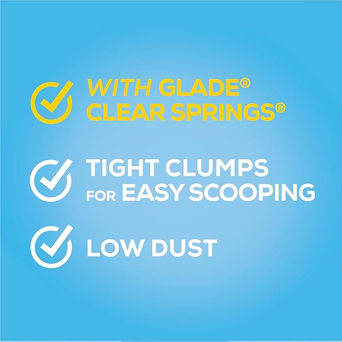 Purina Tidy Cats Clumping Multi Cat Litter, Glade Clear Springs - 16 lb. Bag