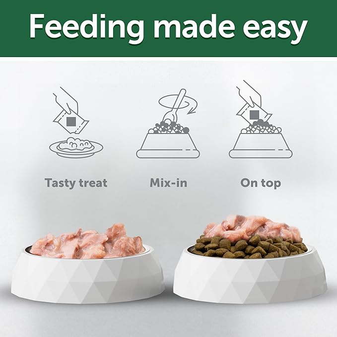 Nature's Protection Wet Dog Food Pouches for Small & Large Breed - High Protein, 24-Pack Soft Dog Food Toppers for Adult Light Coated Dogs (Superior Care - Tuna Fish, 2.46-oz)