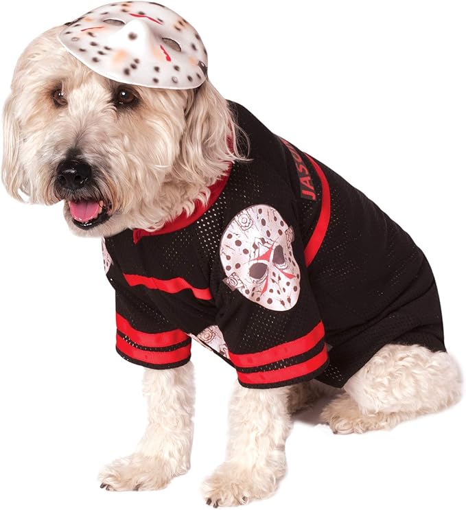 Friday the 13th: Jason Voorhees Pet Costume for For Dogs or Cats by Rubies, XL