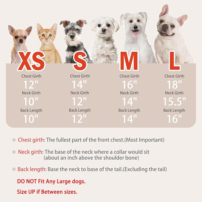 PUPTECK Print Dog Dress Pet Apparel with Cute Bowtie Puppy Clothes Outfit, Cherry, L