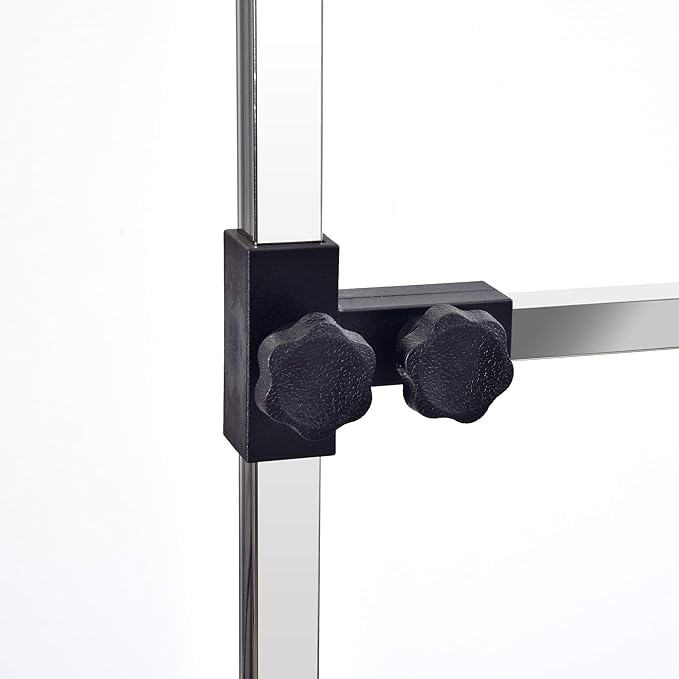 46 Inch Dog Grooming Table, Adjustable Height Pet Grooming Table with Armrest, Ropes and Mesh Tray, Suitable for Home and Dog Washing Station