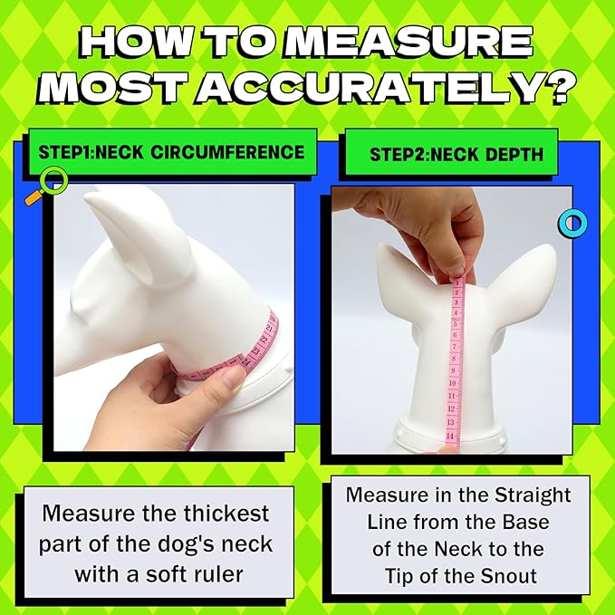 Hard & Heavy Plastic Dog Cone Collar Alternative for Small Dogs (Yorkshire Pomeranian), Adjustable Elizabethan Neck Protective Cone for Healing, Comfortable Pet Recovery Collar Cone of Shame Anti-lick