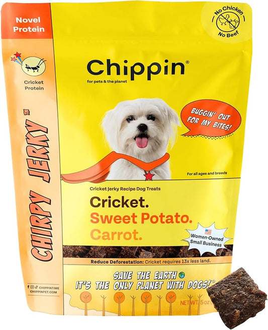 Chippin Soft Dog Treat, Natural Dog Snack, No Chicken, No Beef, Hypoallergenic, Great with Allergies, Made in USA, (5oz, 1-Pack)