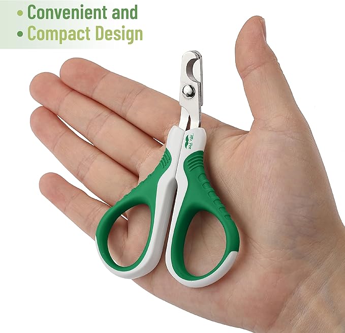 Mr. Pen Cat Nail Trimmer - Green & White, Cat & Kitten Nail Clipper, Pet Claw Trimmer for Small Dogs