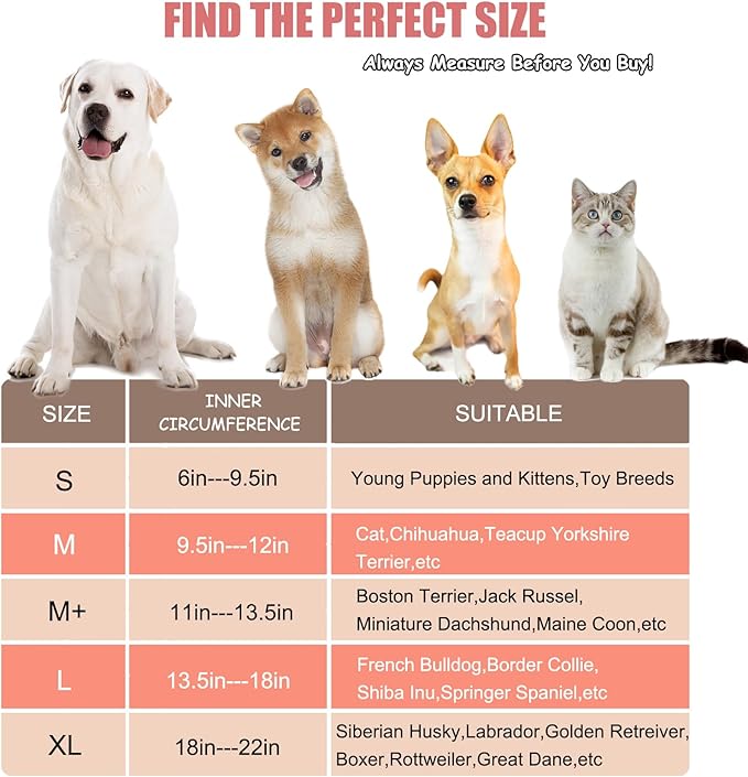 Inflatable Dog Cone Collar,Waterproof Soft Dog Donut Cone for Large Medium Small Dogs Cats, Recovery Pet E-Collar Alternatives After Surgery (Suit Blue, Medium)