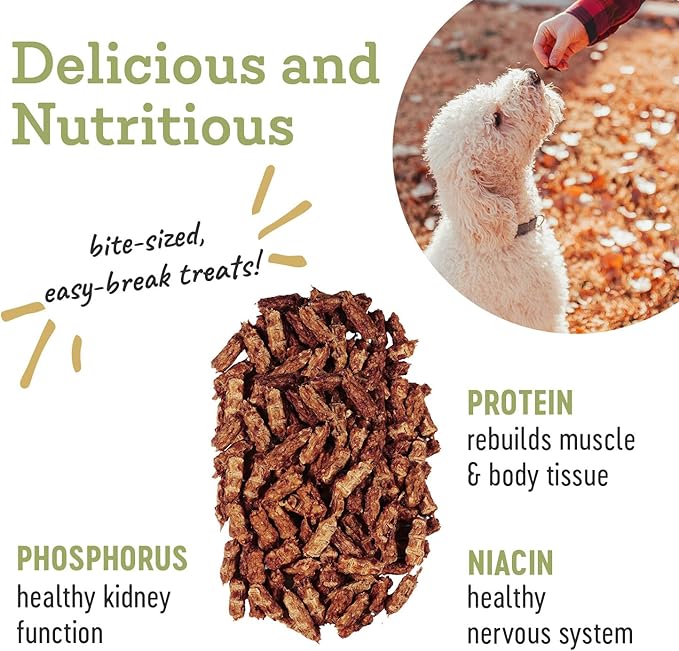 Farm Hounds - Turkey Trainers - Premium Natural Jerky for Dogs - 100% Humanely Raised Turkey - Easy-Break - Great for Training & Treats - No Added Fillers - Made in USA - 4.5 oz - 1 Pack