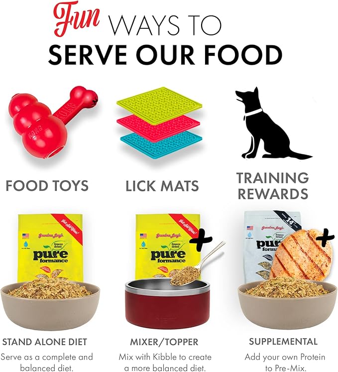 GRANDMA LUCY'S 844212 Pureformance Grain Free Chicken Food for Dogs, 10-Pound