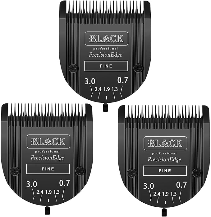 Adjustable Dog Grooming Clipper 5-in-1 Blade Compatible with WAHL Professional Animal Clipper Arco, Bravura, Chromado, Creativa, Figura, and Motion Pet, Dog, and Horse(Black)