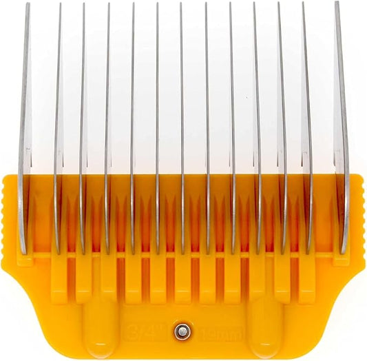 19MM 3/4" Cut Wide Clipper Guard Attachment Fits for A5 Type Blade | Stainless Steel Blade for Professional Groomers and Stylist | Snap-On/Off Design