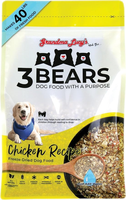 Grandma Lucy's 3 Bears Chicken Dog Food - 8lb
