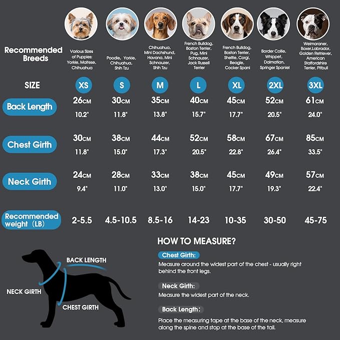 ASENKU Dog Winter Coat - Waterproof Windproof Dog Jacket, Warm Snowproof Doggie Puffer Vest for Cold Weather, Lightweight Snow Coats for Small Medium Large Dogs (S, Blue)