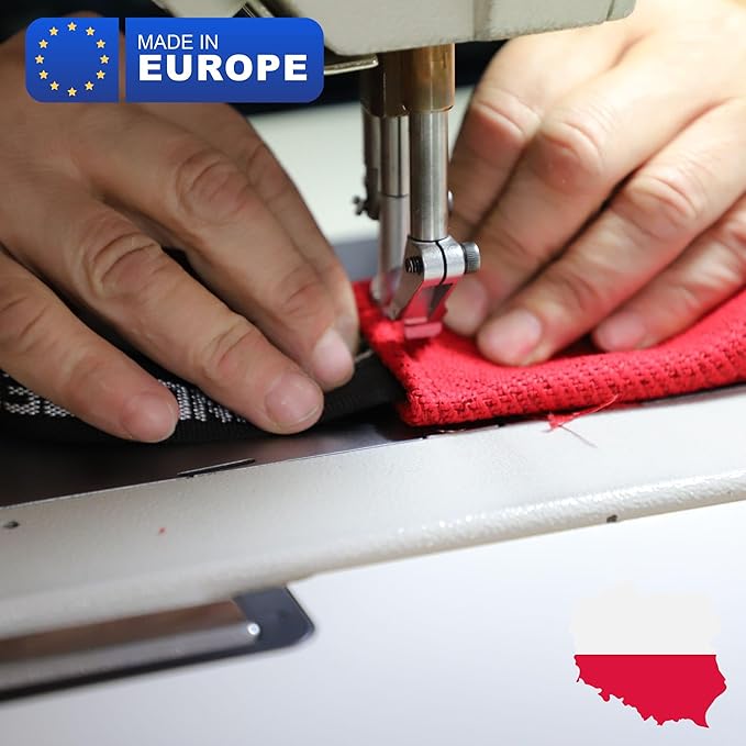 Dingo Gear French Linen tug Toy for Dog, Dog Bumper for Training, Agility, tug of war, Dog bite Pillow for Strong Dog, 1handle 4" red S00087