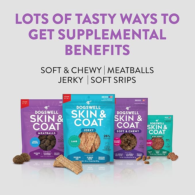 Dogswell Skin & Coat Duck Recipe Meatballs - 14 oz.